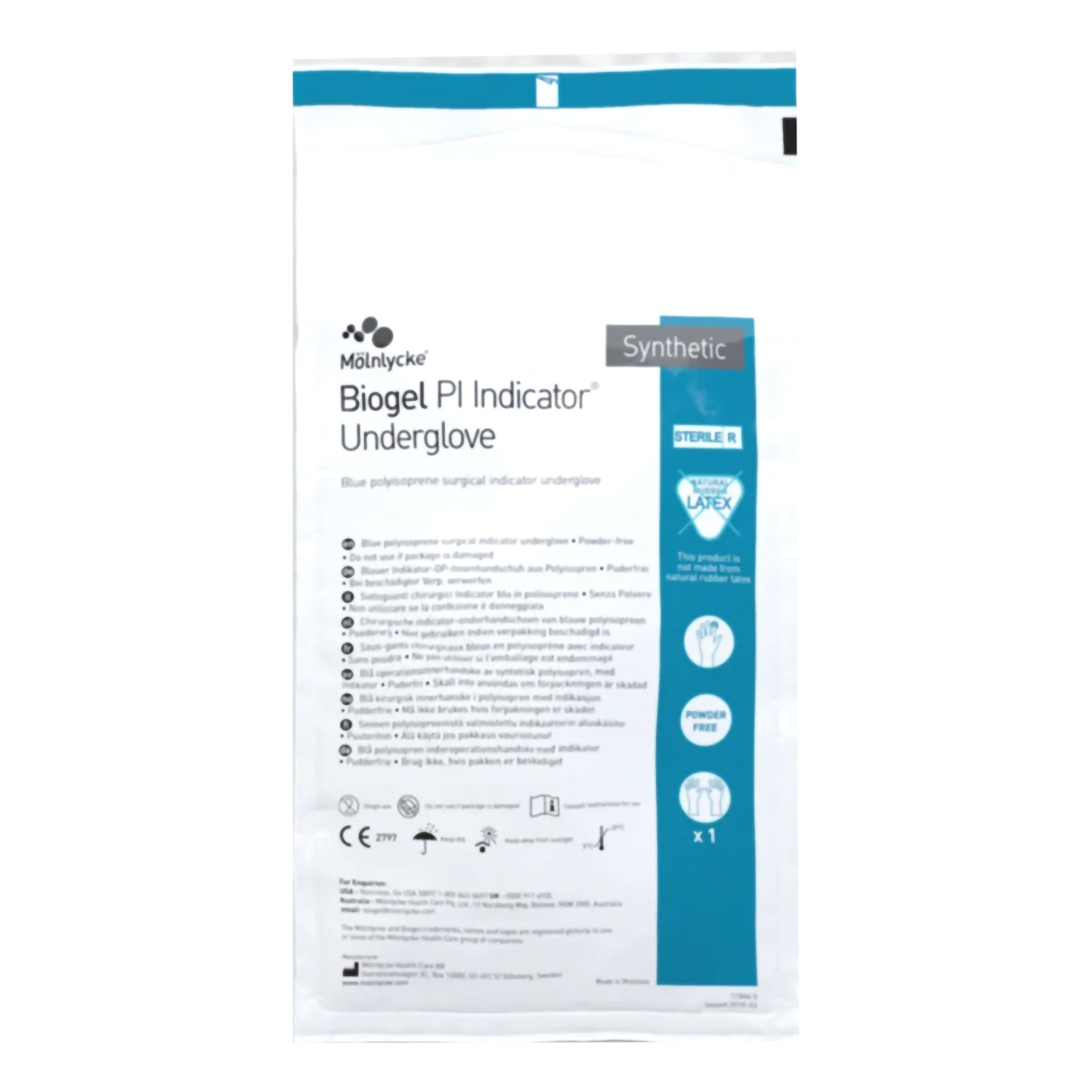 Biogel® PI Indicator Underglove™ Polyisoprene Surgical Underglove 6 Box of 50 