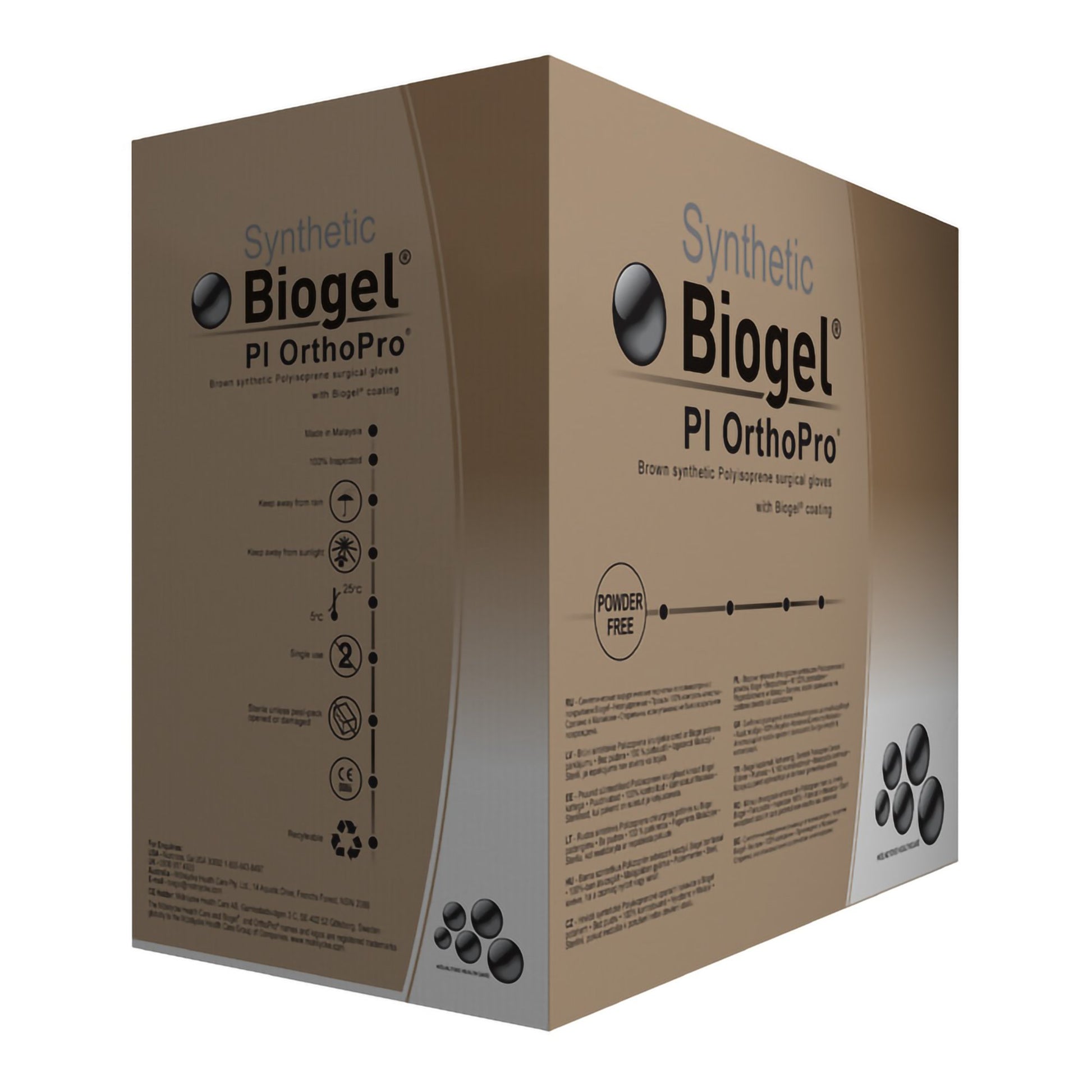 Biogel® PI OrthoPro® Polyisoprene Surgical Glove 6.5 Box of 40 