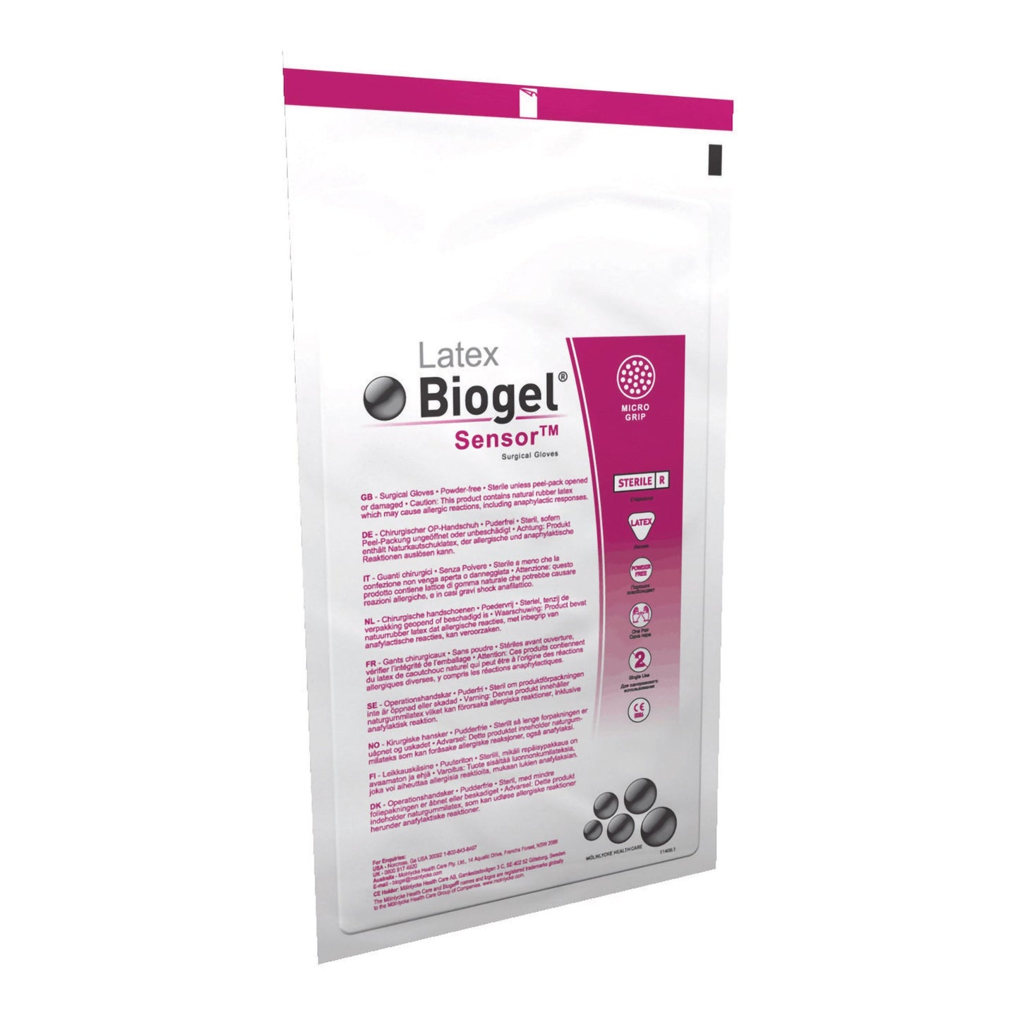 Biogel® Sensor™ Latex Surgical Glove 7.5 Box of 50 