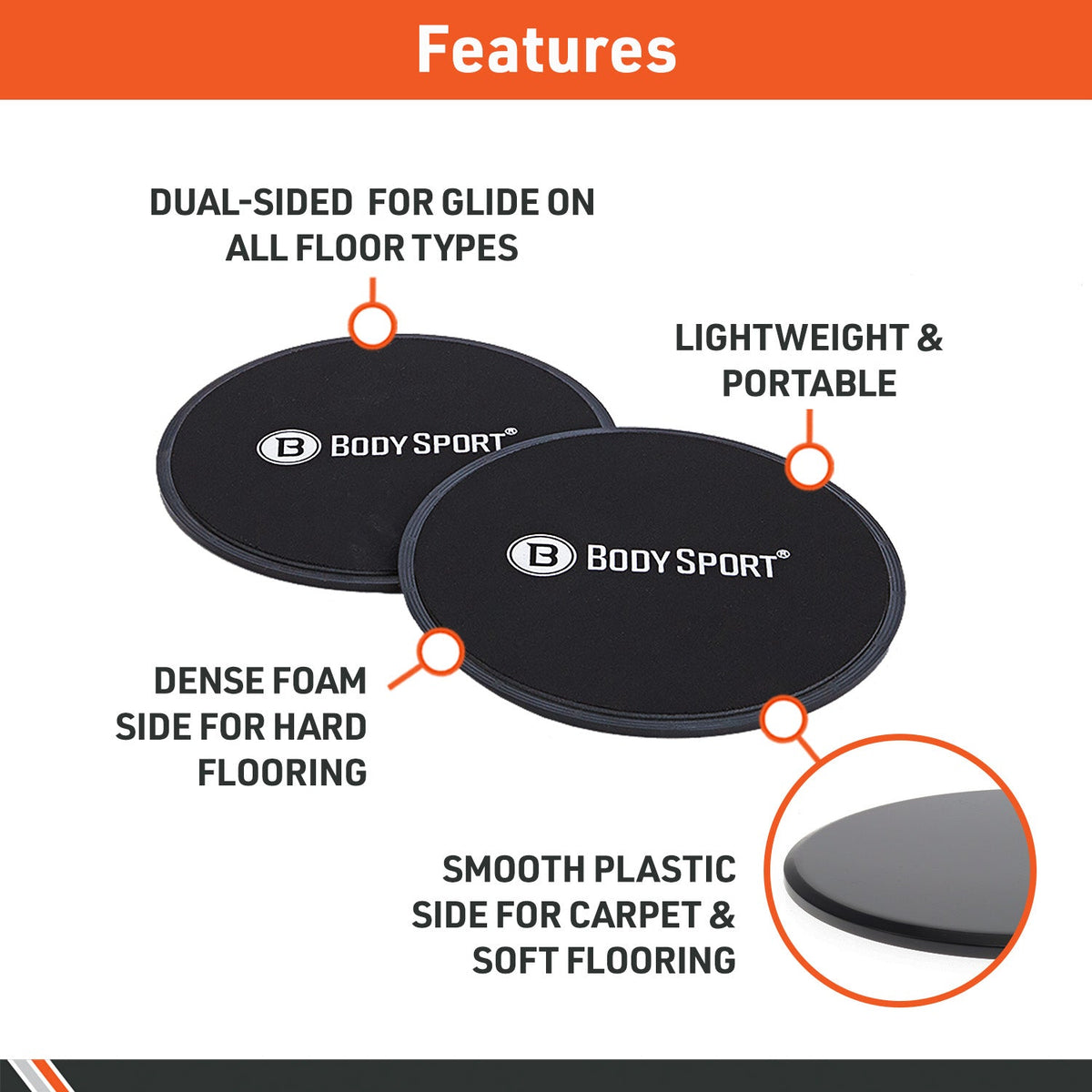 Body Sport® Gliders 