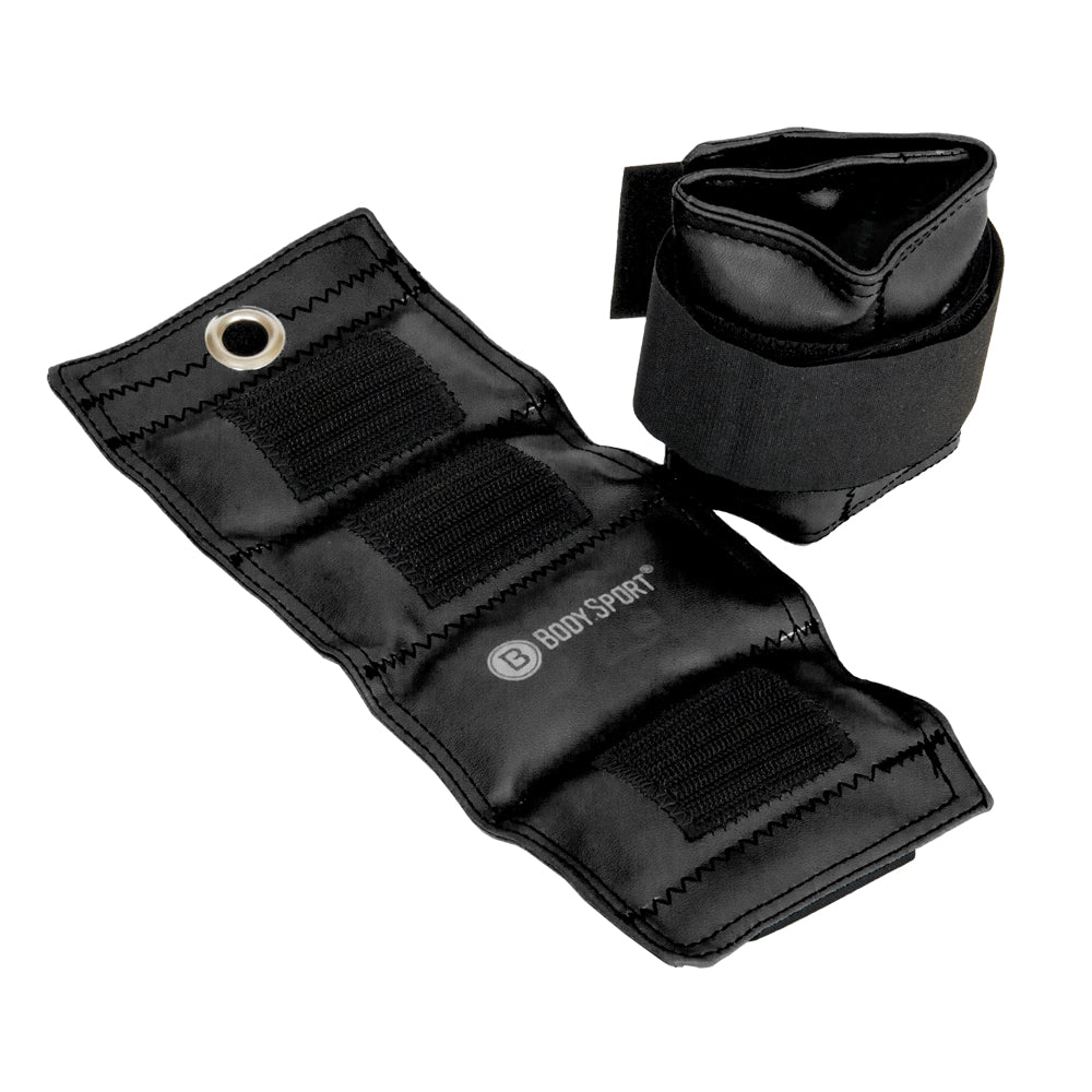 Body Sport® Wrist & Ankle Cuff Weights- Black 1.5 Lbs. 