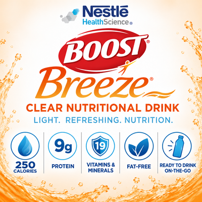 Boost Breeze®  Nutritional Drink Clear Oral Supplement