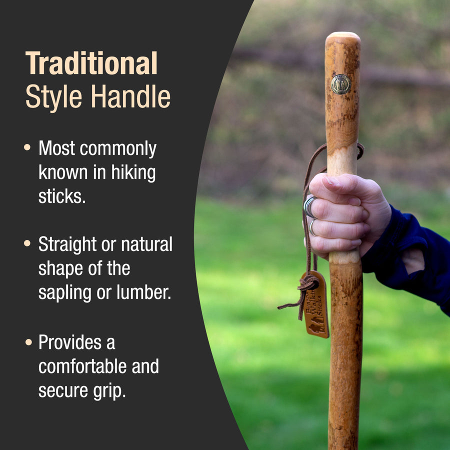 Brazos™ Assorted Hardwood Rustic Walking Stick American Hardwood 41" 