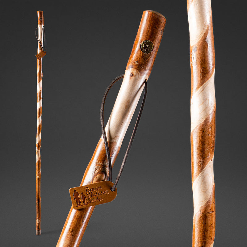 Brazos™ Assorted Hardwood Rustic Walking Stick American Hardwood 41" 