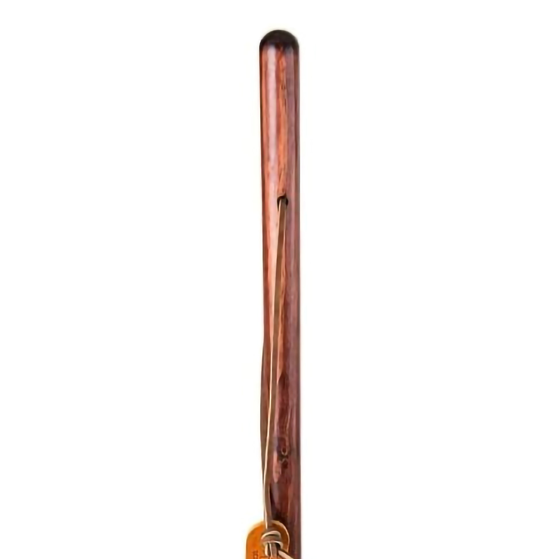 Brazos™ Traditional Straight Pine Handcrafted Walking Stick Red 55" 