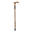 Brazos™ Twisted Hickory Derby Rustic Walking Cane Wood Grain 34" 