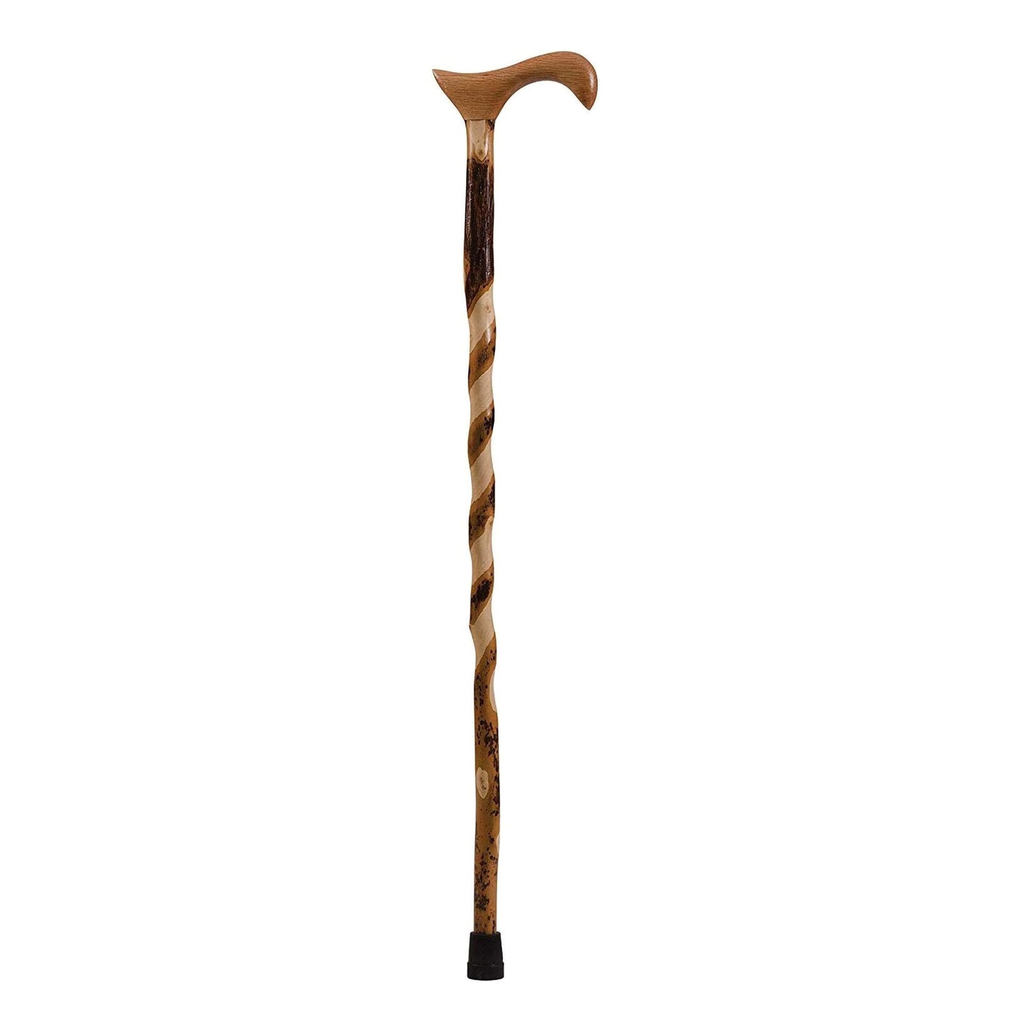 Brazos™ Twisted Hickory Derby Rustic Walking Cane Wood Grain 34" 