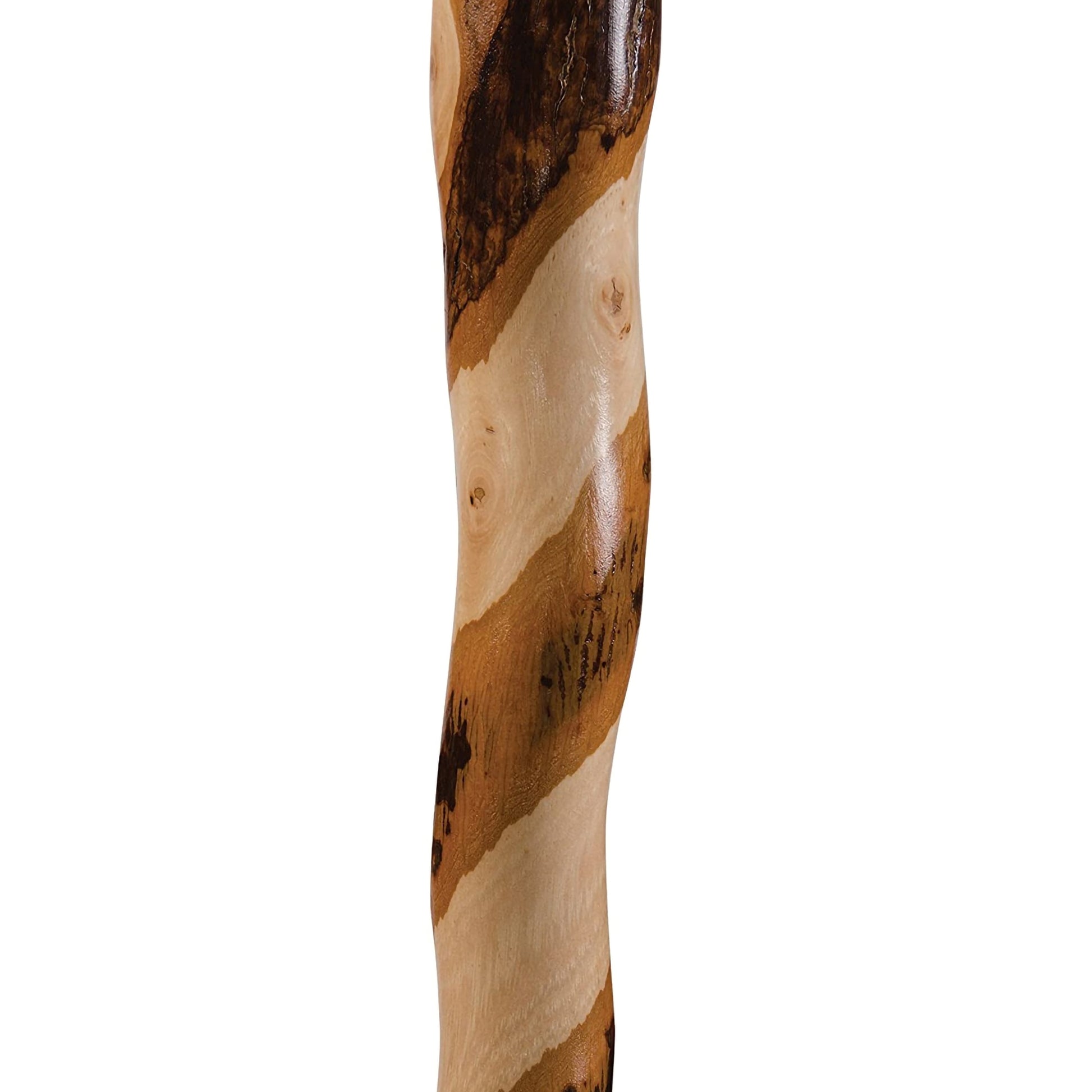 Brazos™ Twisted Hickory Derby Rustic Walking Cane Wood Grain 34" 