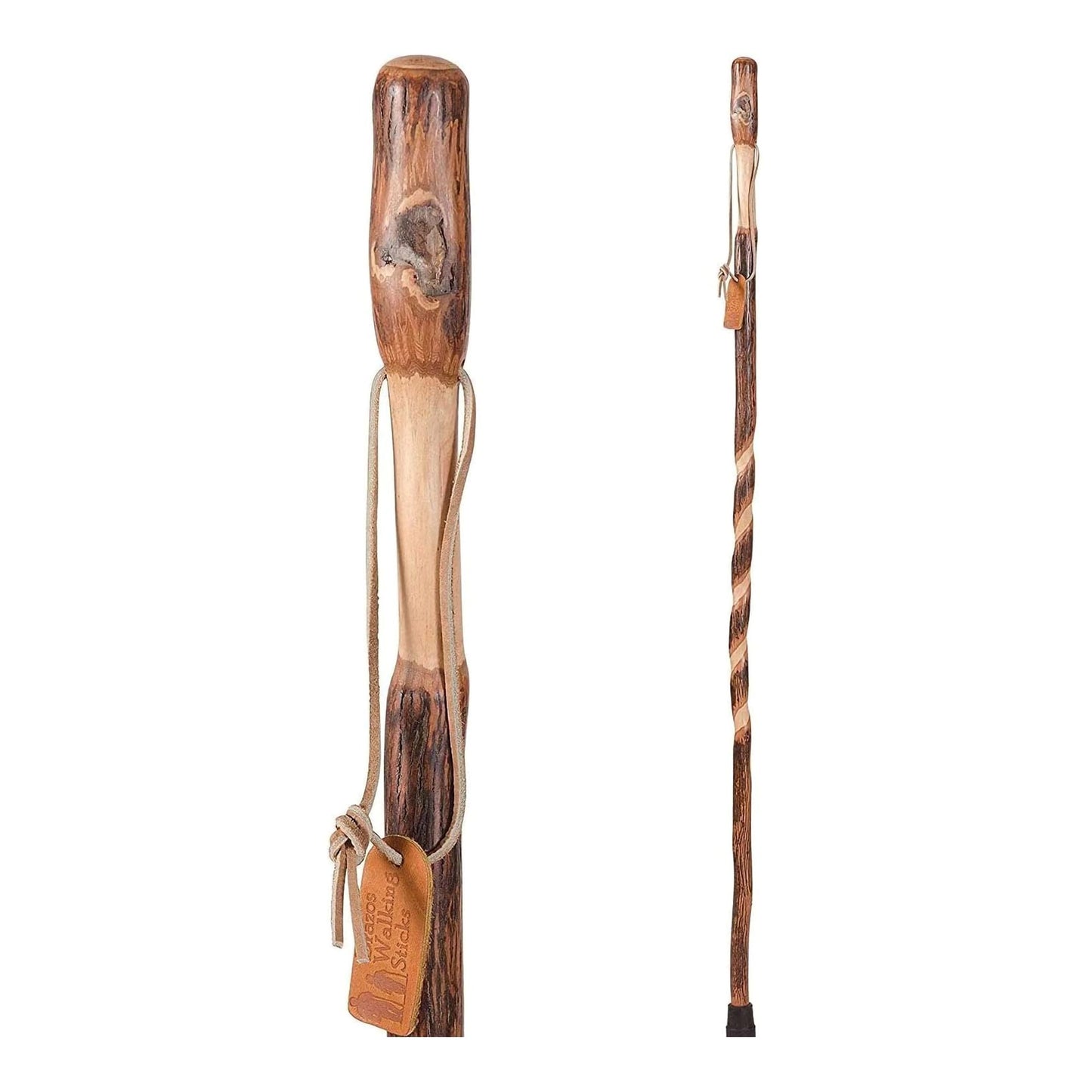 Brazos™ Twisted Hickory Rustic Walking Stick 55" 