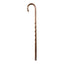 Brazos™ Twisted Oak Handcrafted Walking Stick Traditional Brown Oak 37"
