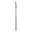 Brazos™ Twisted Oak Handcrafted Walking Stick Traditional Brown Oak 37"