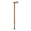 Brazos™ Twisted Walnut Derby Handcrafted Walking Cane Wood Grain 34" 