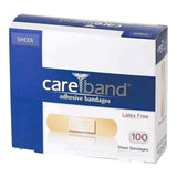Careband™ Adhesive Strip Tan 1" x 3" Box of 100