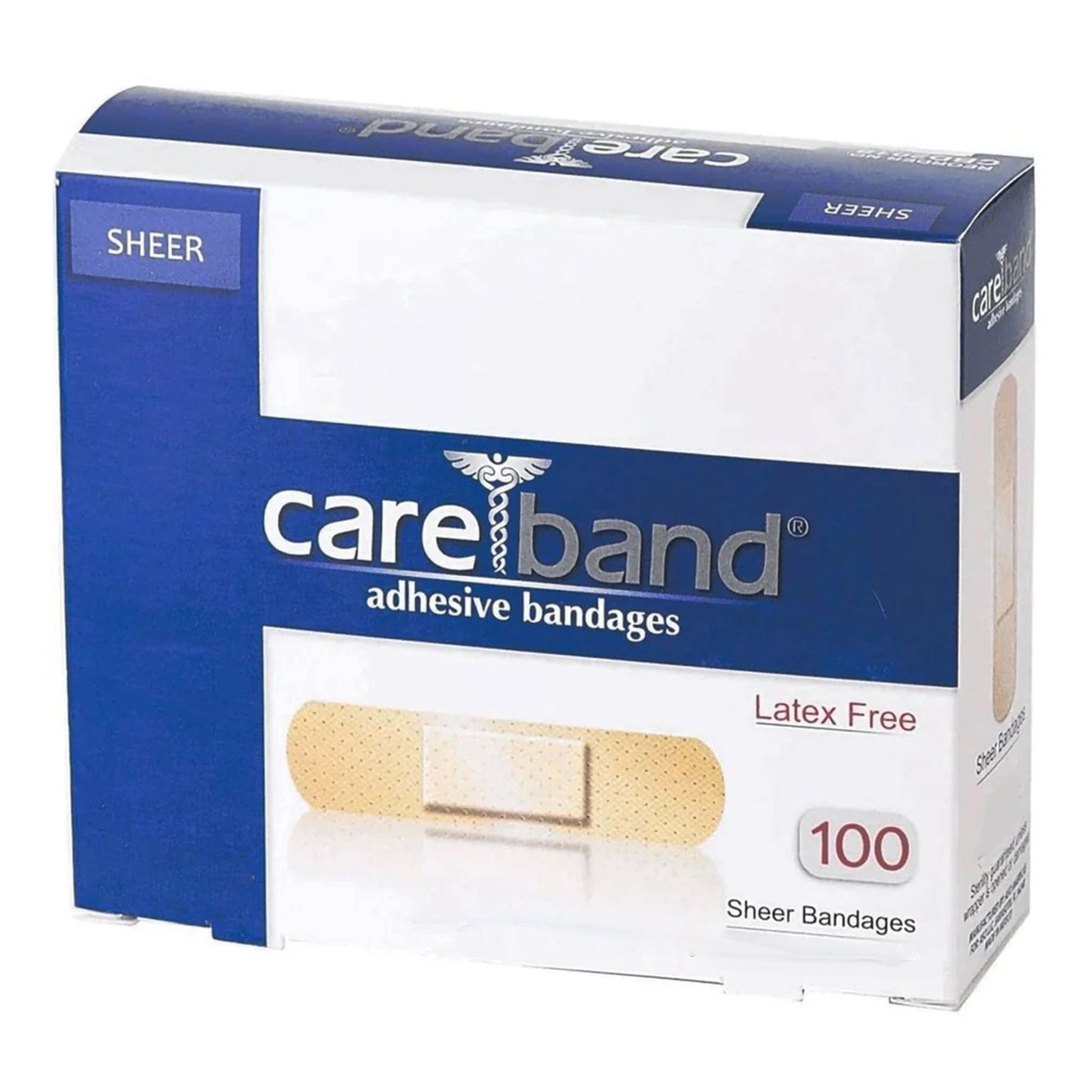 Careband™ Adhesive Strip Tan 1" x 3" Box of 100