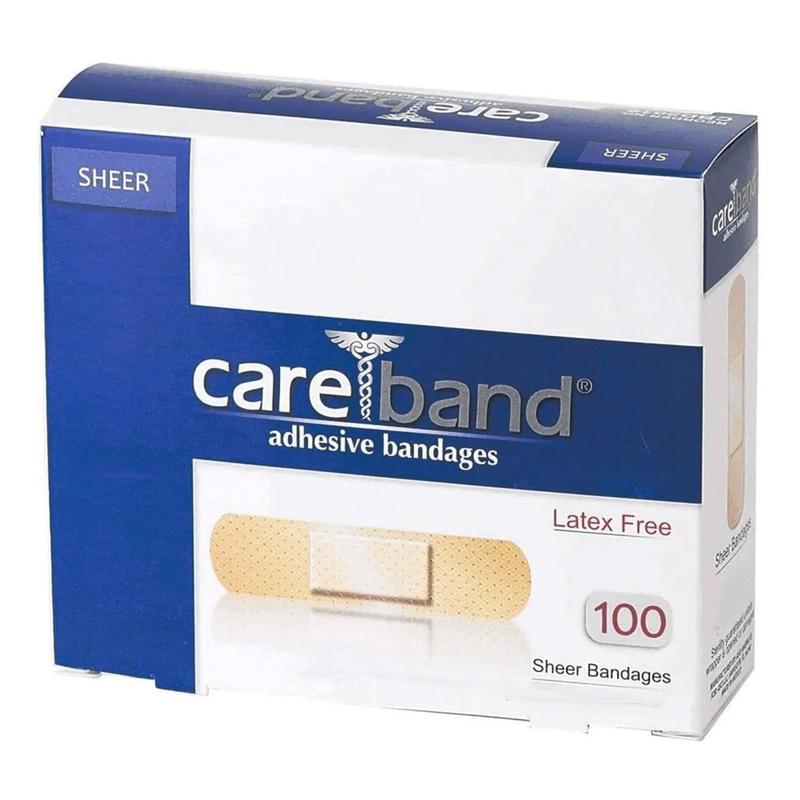 Careband™ Adhesive Strip Tan 1" x 3" Box of 100