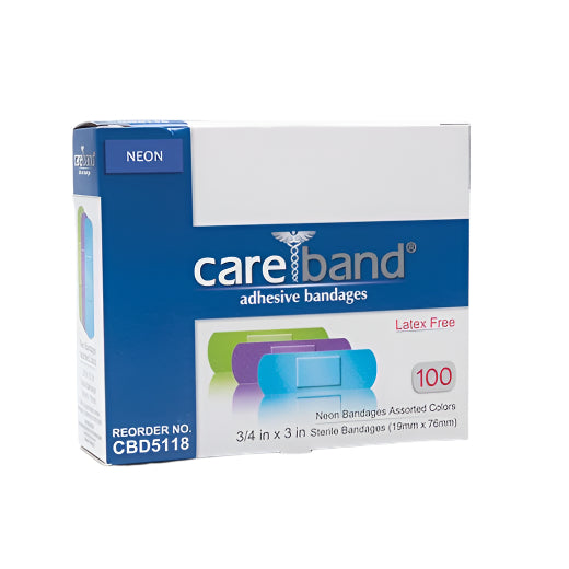 Careband™ Adhesive Strip Tan 1" x 3" Box of 100