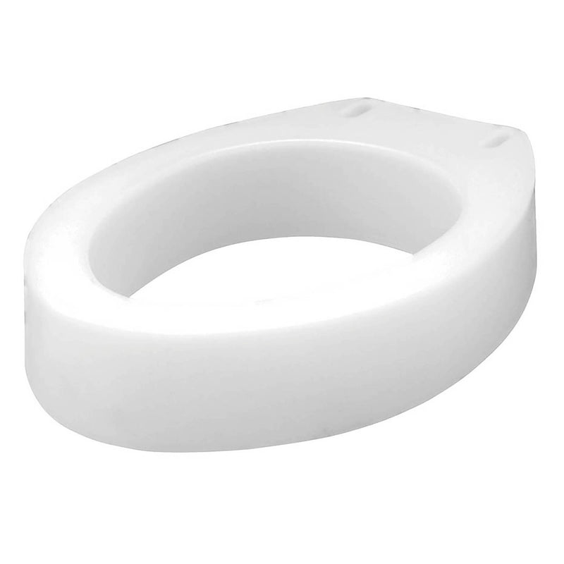 Carex Elongated Raised Toilet Seat 300 lbs. 3.5" 1 Each