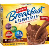 Carnation Breakfast Essentials® Nutritional Drink Chocolate Individual Packet Box of 10