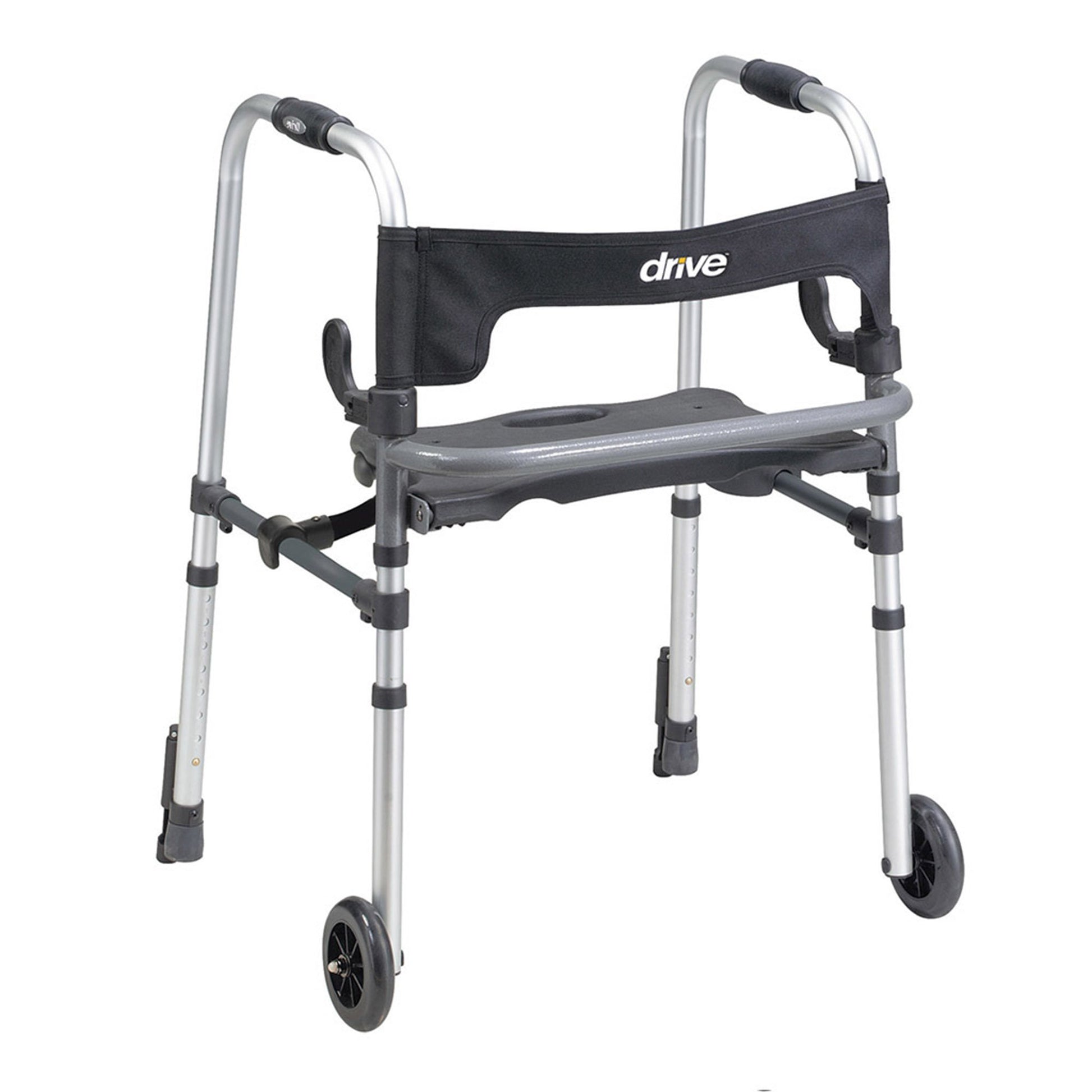 Clever-Lite LS Aluminum Dual Release Folding Walker 