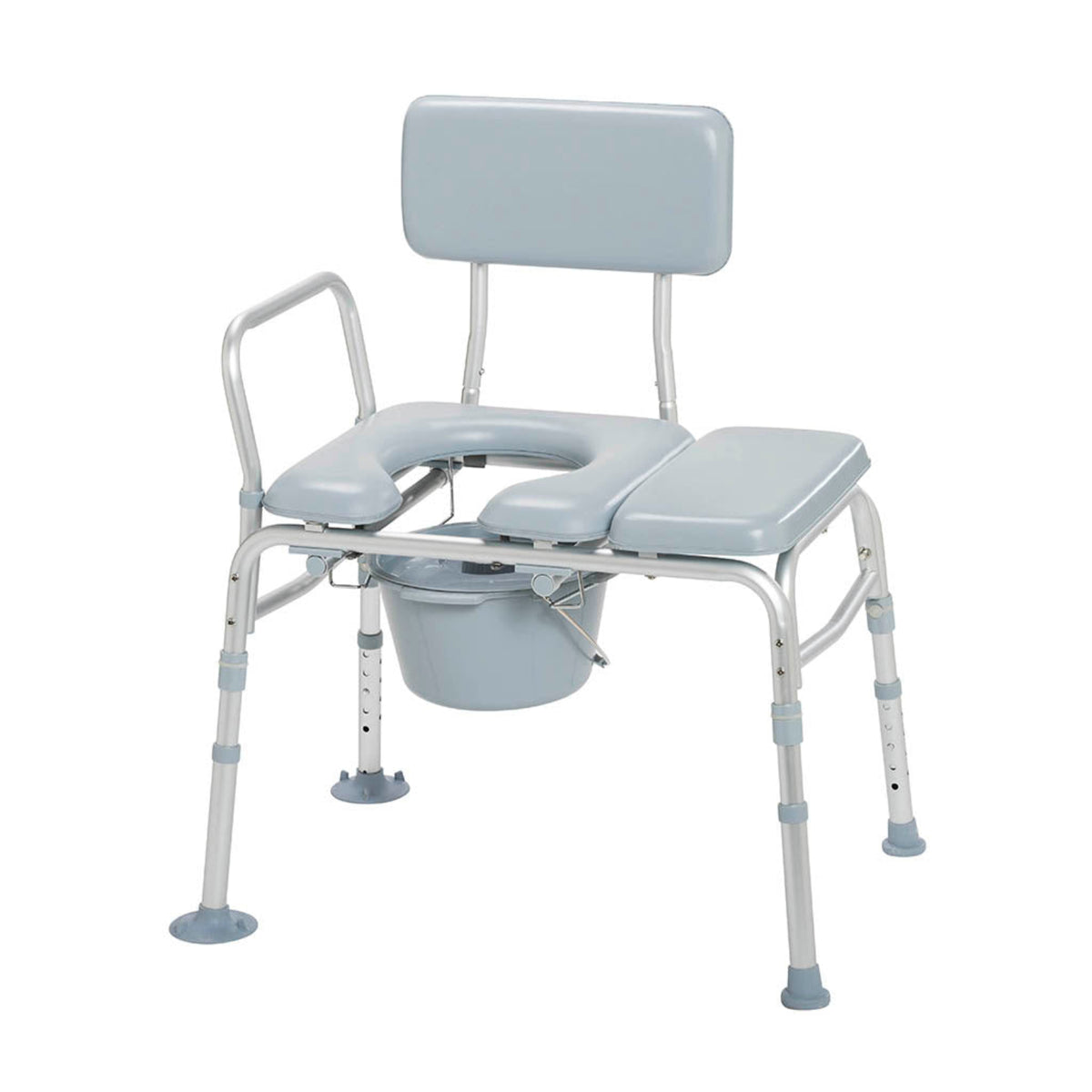 Combination Padded Transfer Bench/Commode 