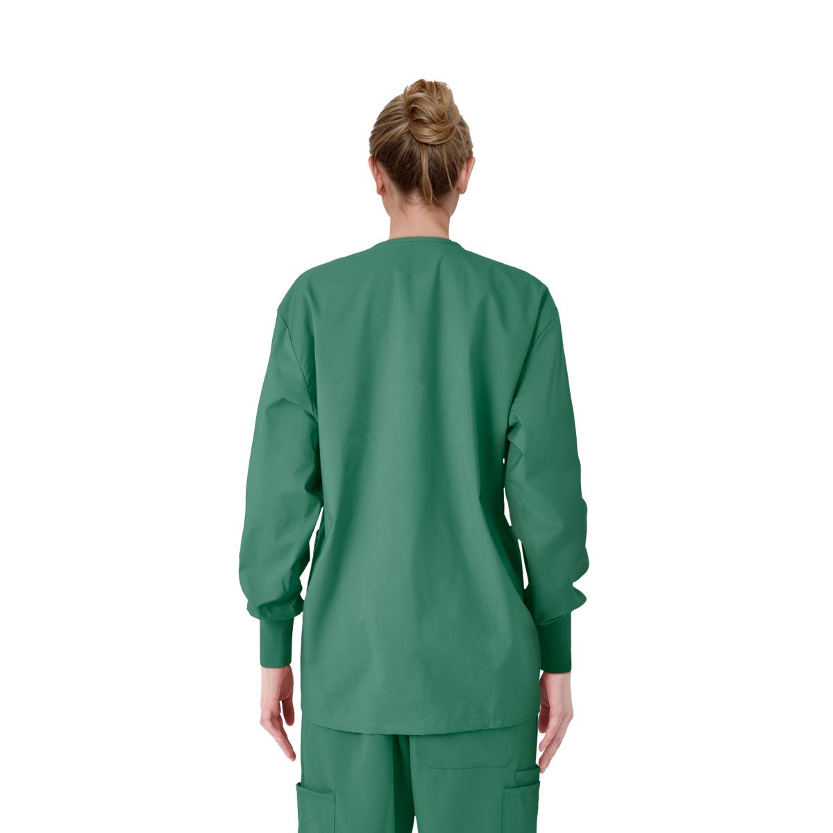 ComfortEase Unisex Crew-Neck Warm-Up Jackets Black 2XS 