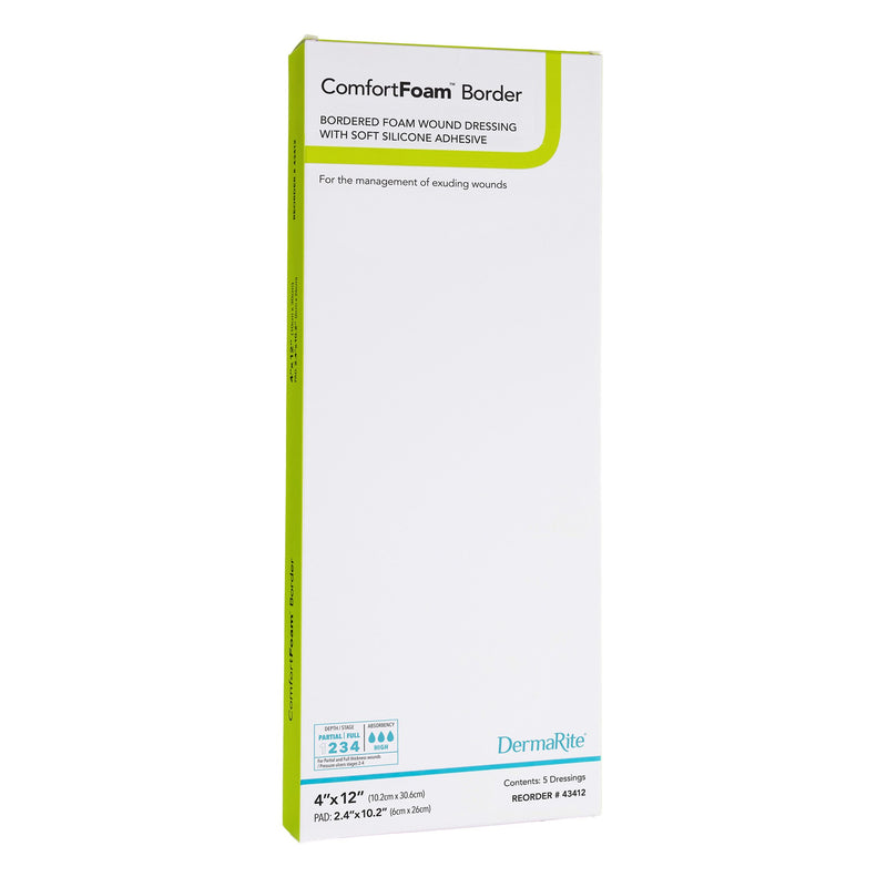 ComfortFoam™ Border - Self-Adherent Soft Silicone Foam Dressing with Border 2" x 2" 1 Each 
