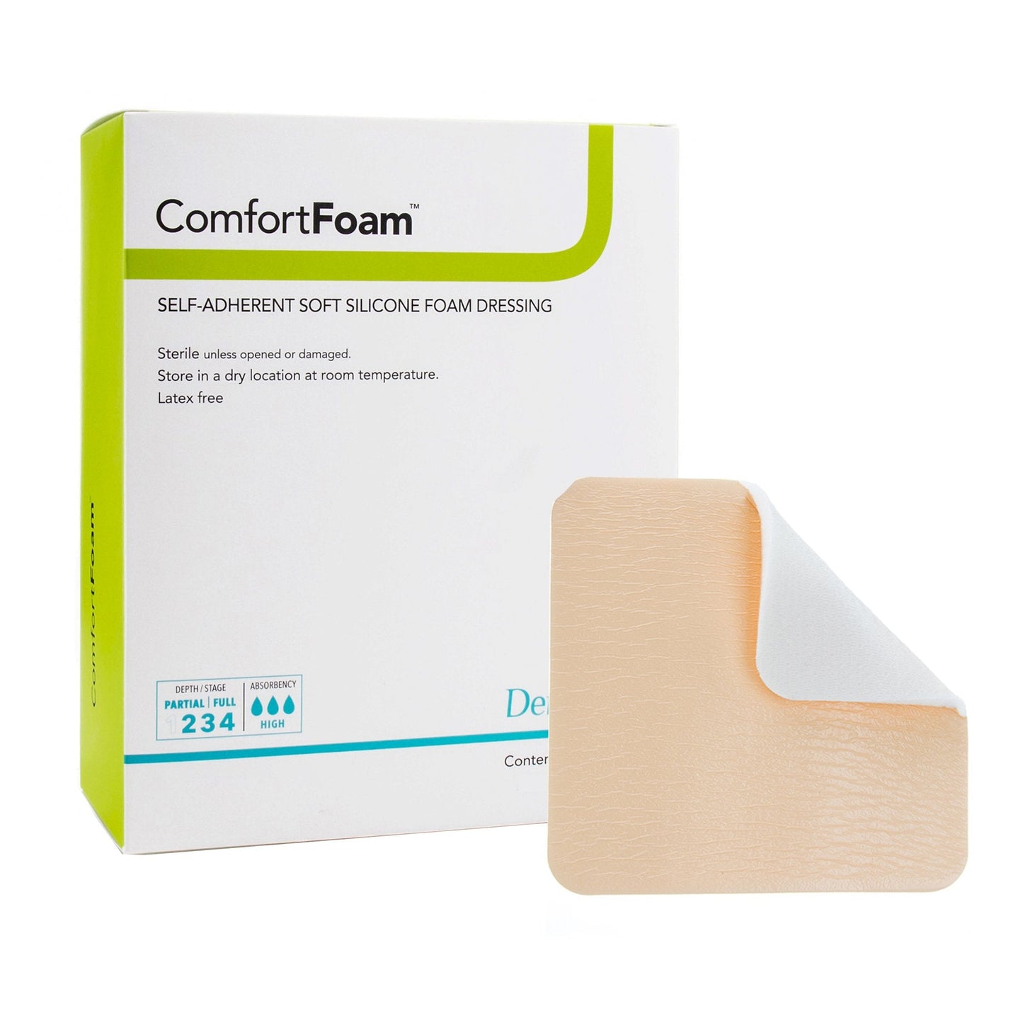 ComfortFoam™ - Self Adherent Soft Silicone Foam Dressing 