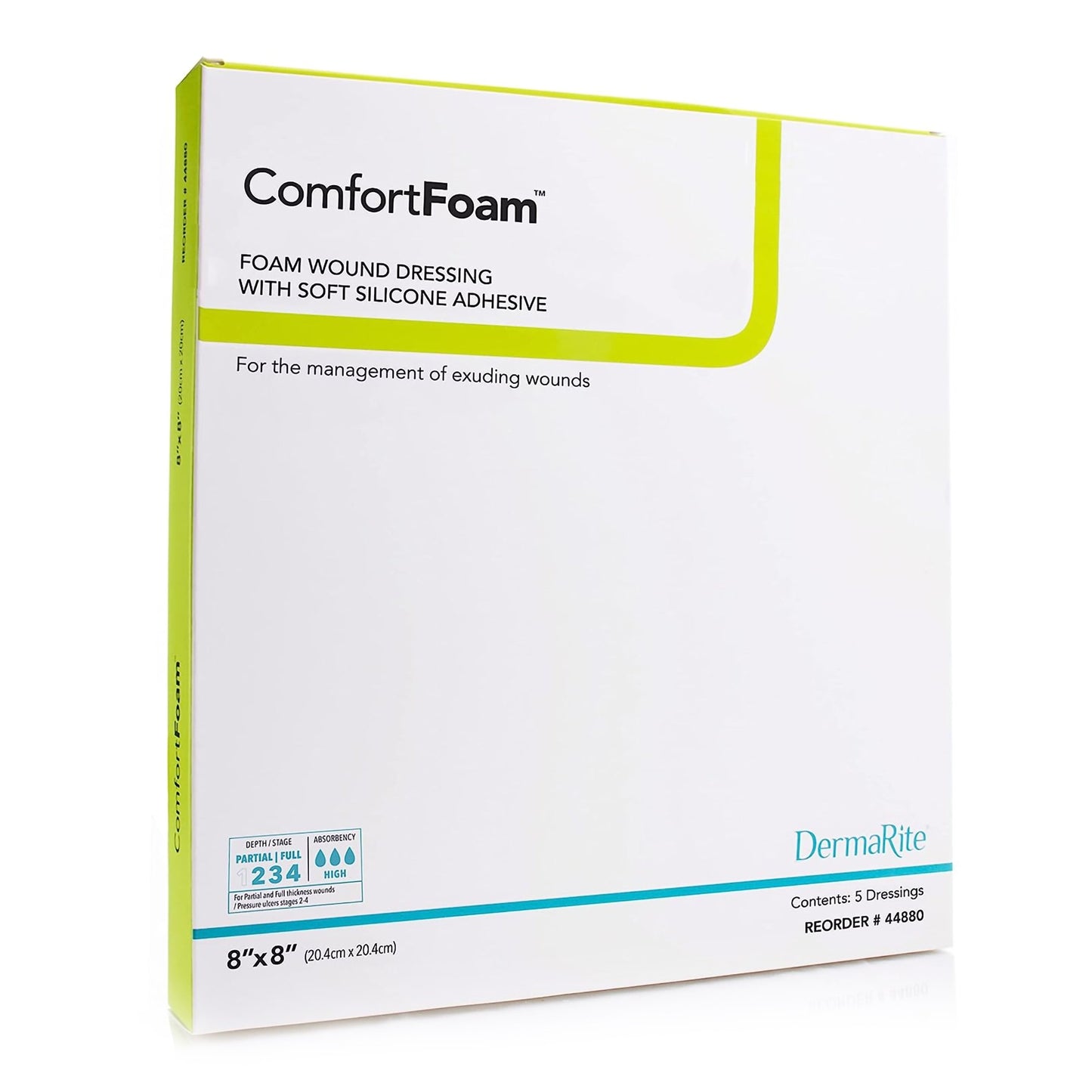 ComfortFoam™ - Self Adherent Soft Silicone Foam Dressing 3" x 3" 1 Each 