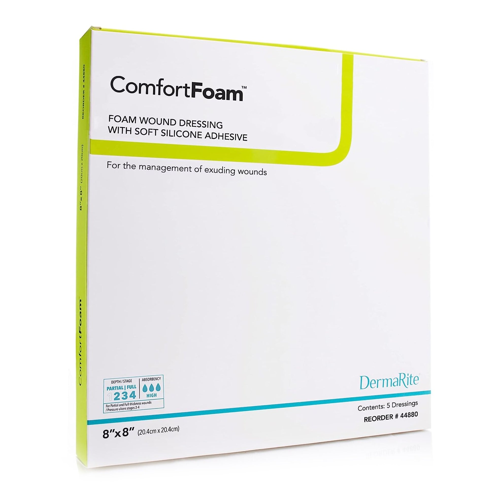 ComfortFoam™ - Self Adherent Soft Silicone Foam Dressing 3" x 3" 1 Each 