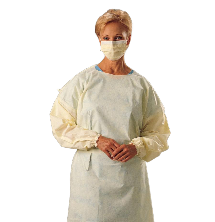 Control Cover Gown Yellow Case of 100 