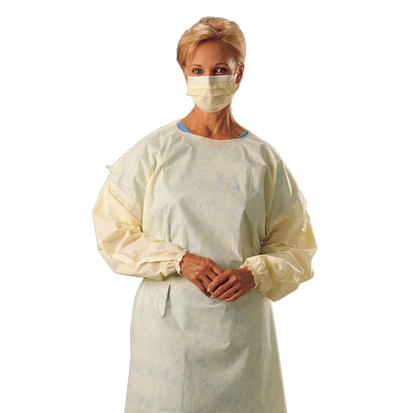 Control Cover Gown Yellow Case of 100 