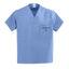 Medline 100% Cotton Hyperbaric Scrub Tops Ceil Blue S 