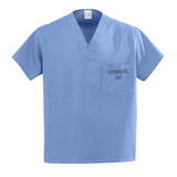 Medline 100% Cotton Hyperbaric Scrub Tops Ceil Blue S 
