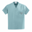 Medline 100% Cotton Hyperbaric Scrub Tops Ceil Blue S 