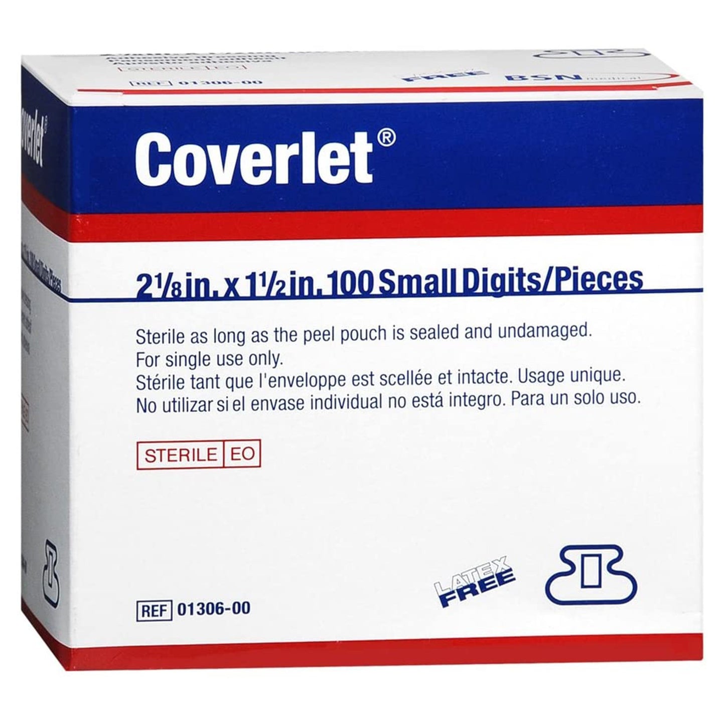 Coverlet® Fingertip Tan Adhesive Strip Tan 1-1/2" x 2-1/2" Box of 100