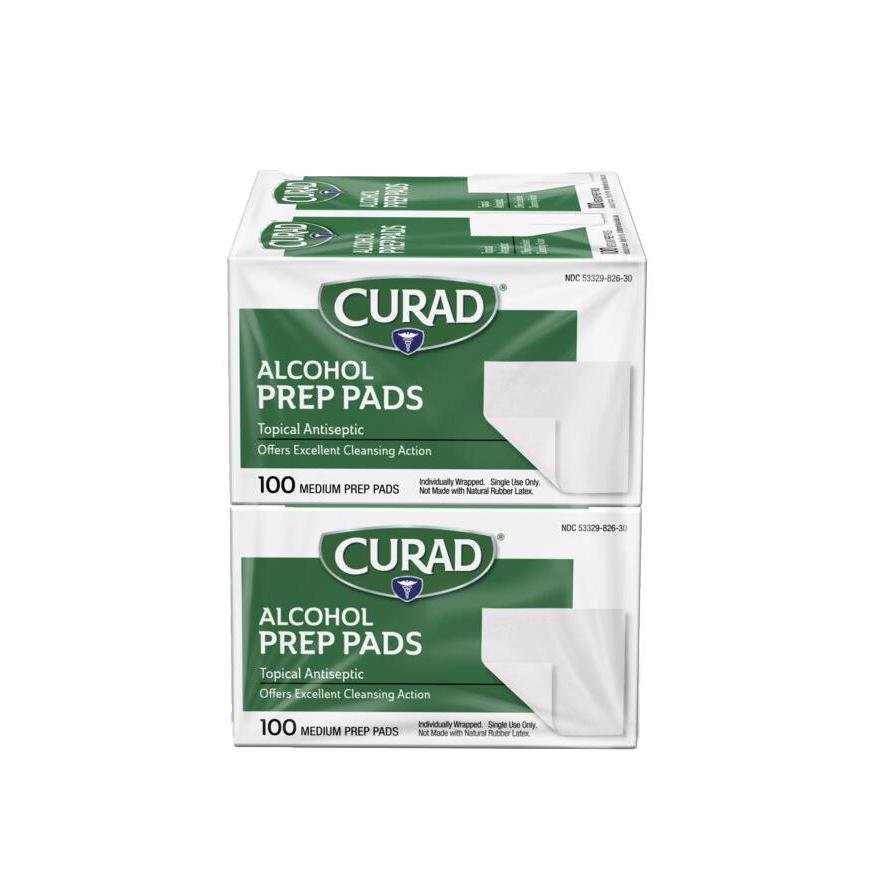 CURAD Alcohol Prep Pads Case of 24 