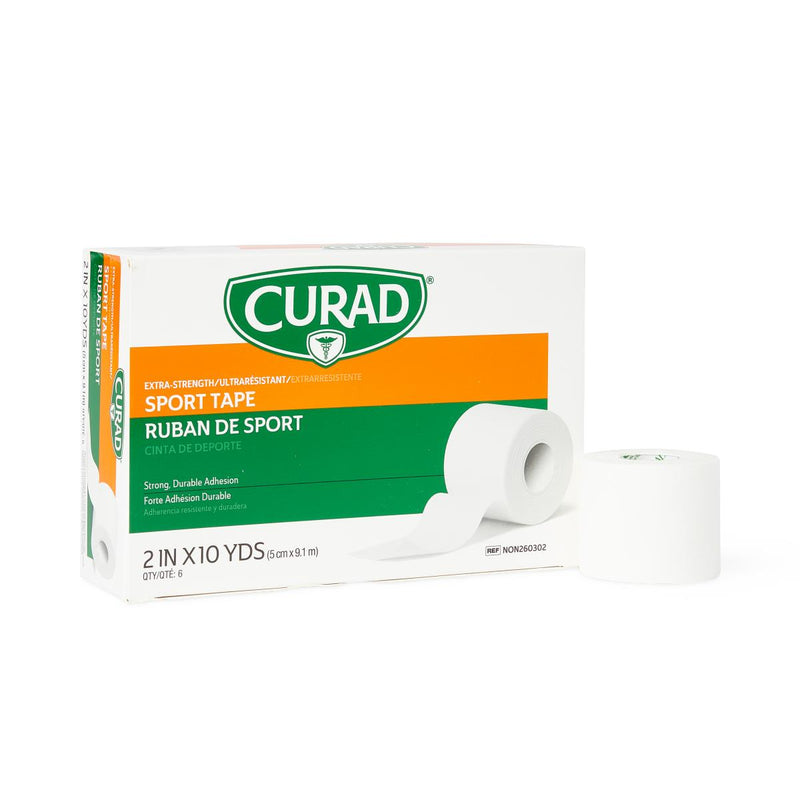 CURAD Ortho-Porous Sports Adhesive Tape 1" x 10 Yards Each 