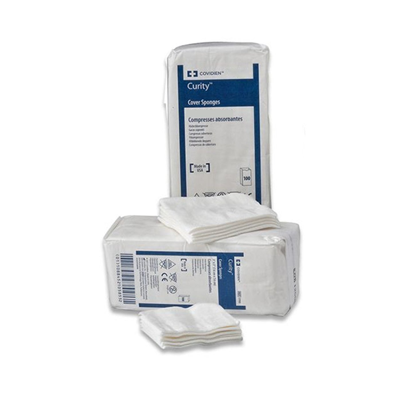 Curity Non-Woven Sponge 3" x 3" Case of 100 