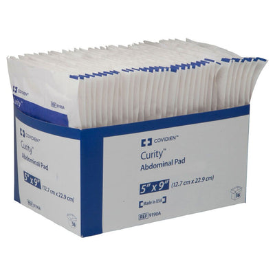 Curity™ Sterile Abdominal Pad 8" x 10" Nonwoven Cellulose 1 Each