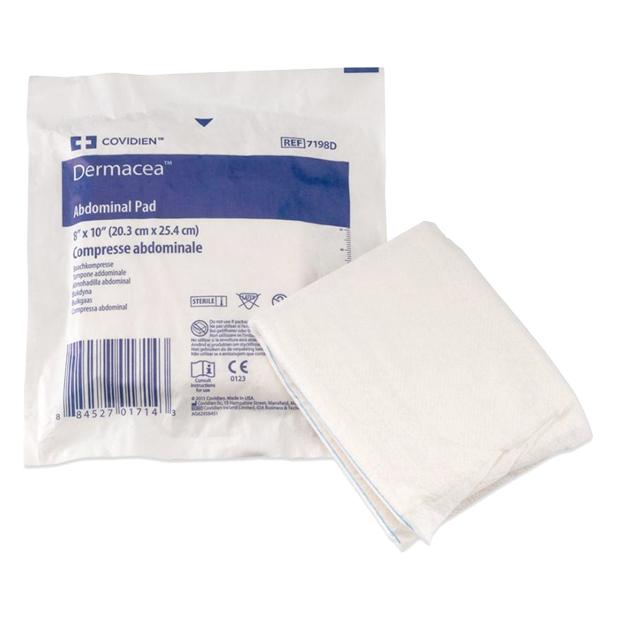 Curity™ Sterile Abdominal Pad 8" x 10" Nonwoven Cellulose 1 Each