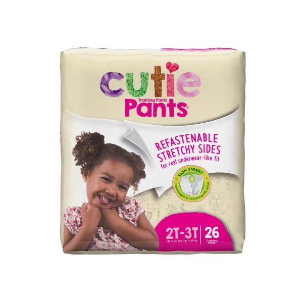 Cutie Pants® Potty Training Pants for Girls Up to 34 lbs. Bag of 26 