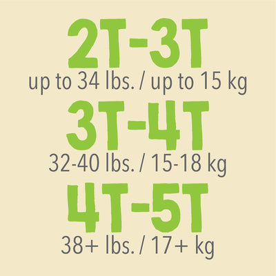 Cutie Pants® Unisex Training Pants Up to 34 lbs. Pack of 26 