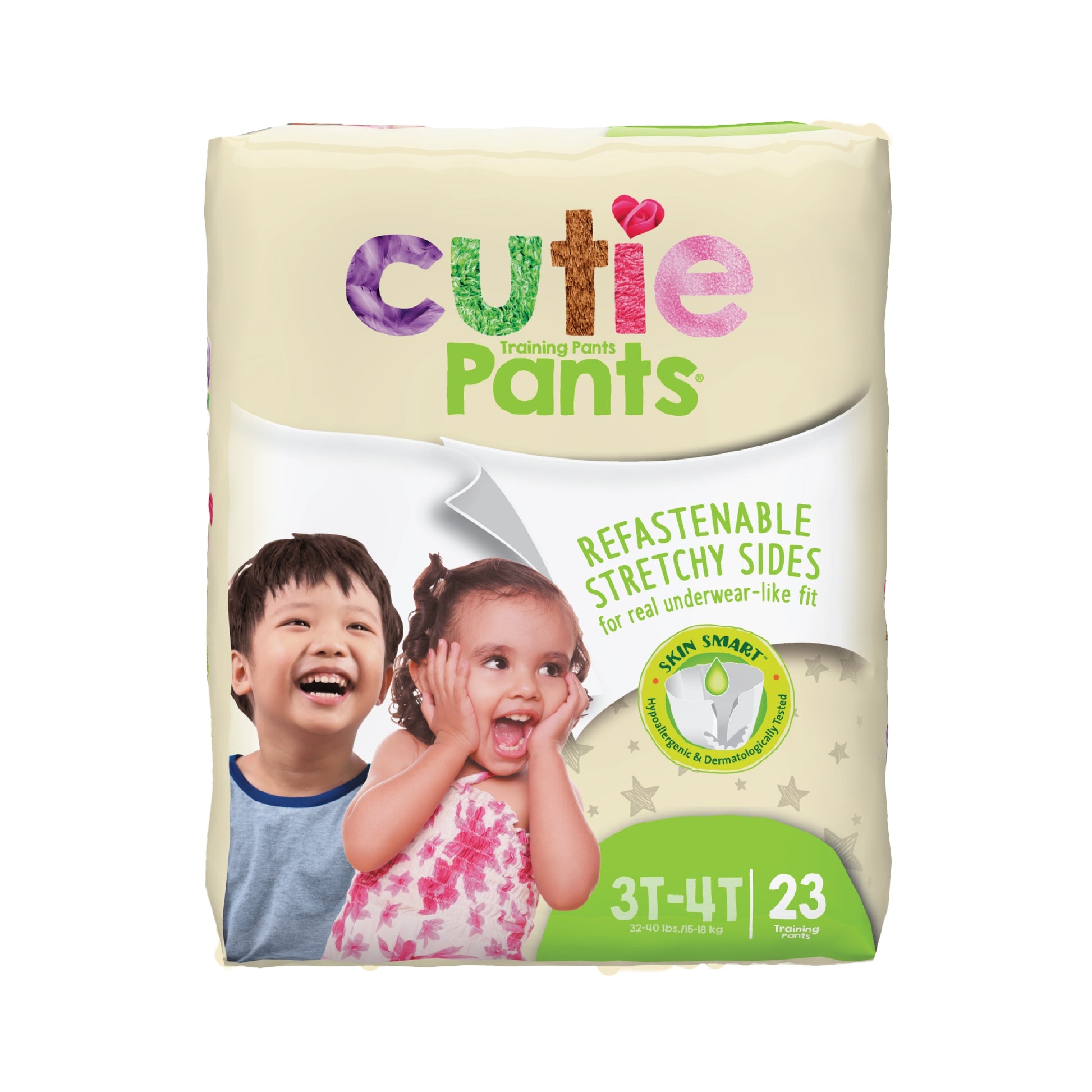 Cutie Pants® Unisex Training Pants Up to 34 lbs. Pack of 26 