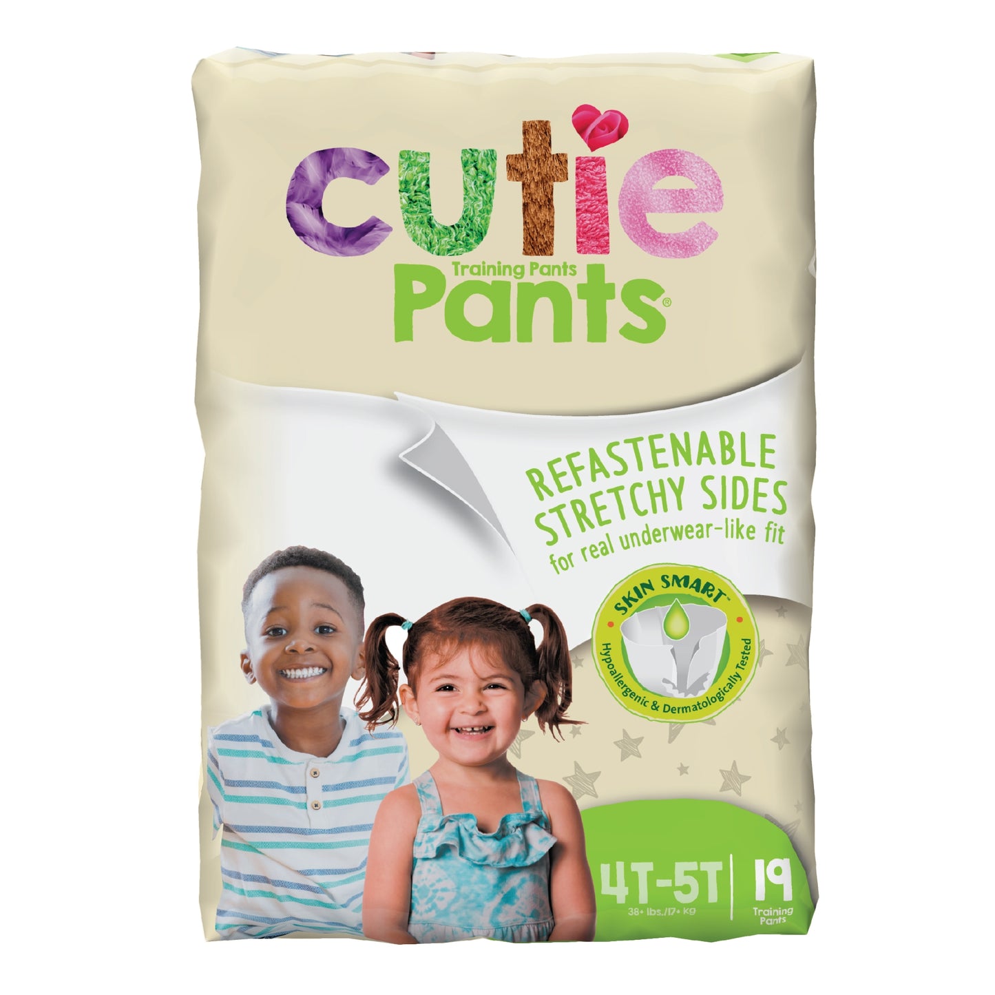 Cutie Pants® Unisex Training Pants Up to 34 lbs. Pack of 26 