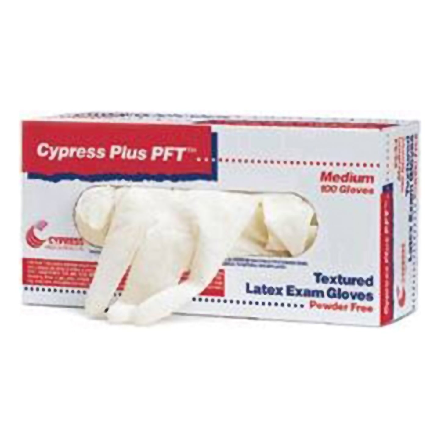 Cypress Plus® PFT Latex Exam Glove XS Box of 1 