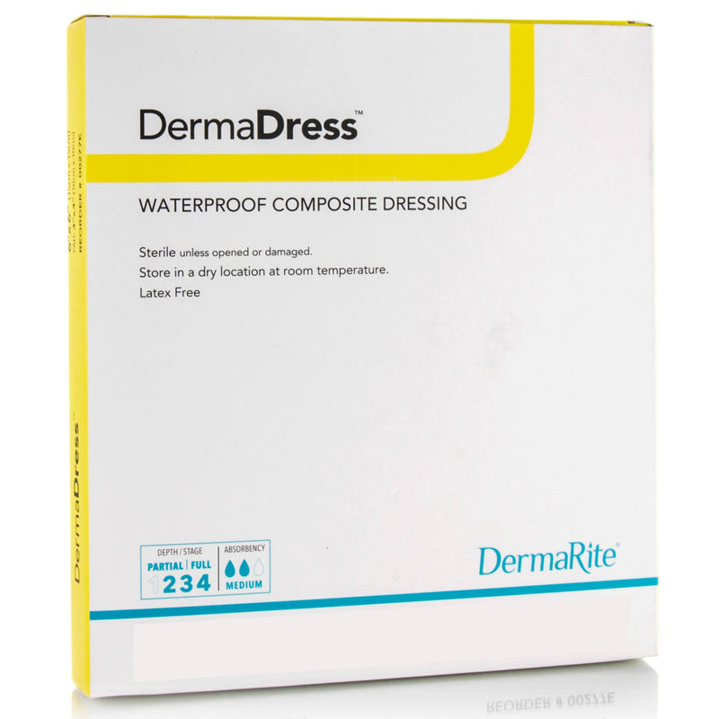 DermaDress® Waterproof Composite Dressing 6" x 6" 1 Each 