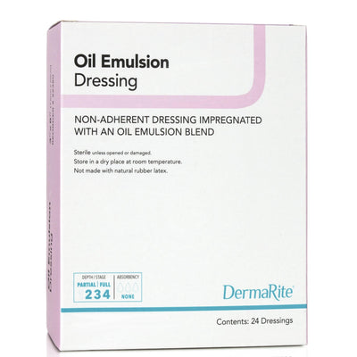 DermaRite® Oil Emulsion Impregnated Dressing 3" x 3" 1 Each 