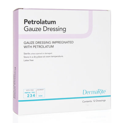 DermaRite® Petrolatum Impregnated Dressing 3" x 9" 1 Each 