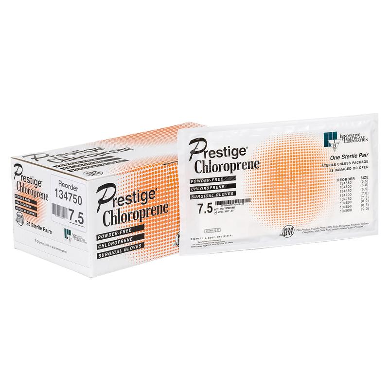 DermAssist® Prestige® Polyisoprene Surgical Glove 6.5 Case of 100 