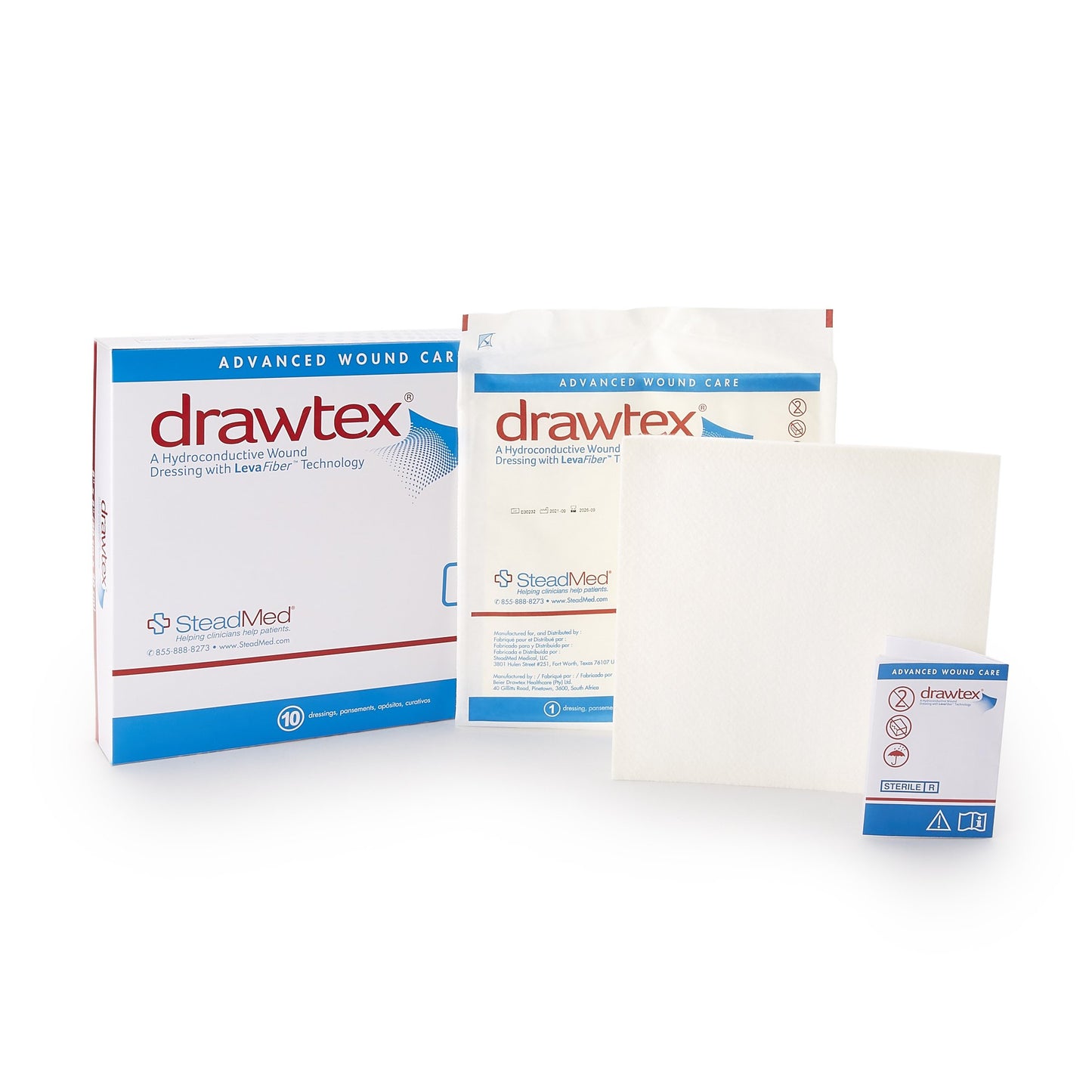 Drawtex® Nonadherent Dressing 2" x 2" 1 Each 